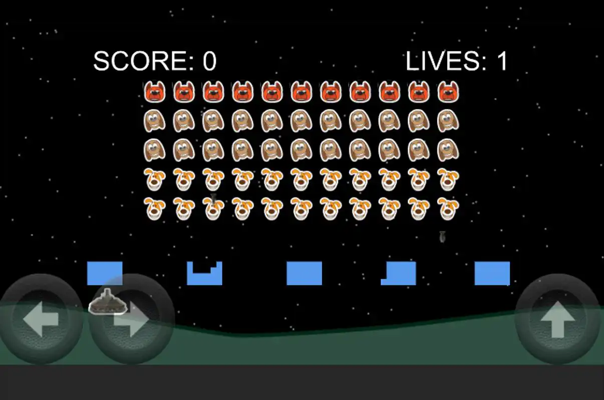 Play Dog Invaders From Outer Space