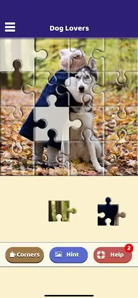 Play Dog Lovers Puzzle as an online game Dog Lovers Puzzle with UptoPlay