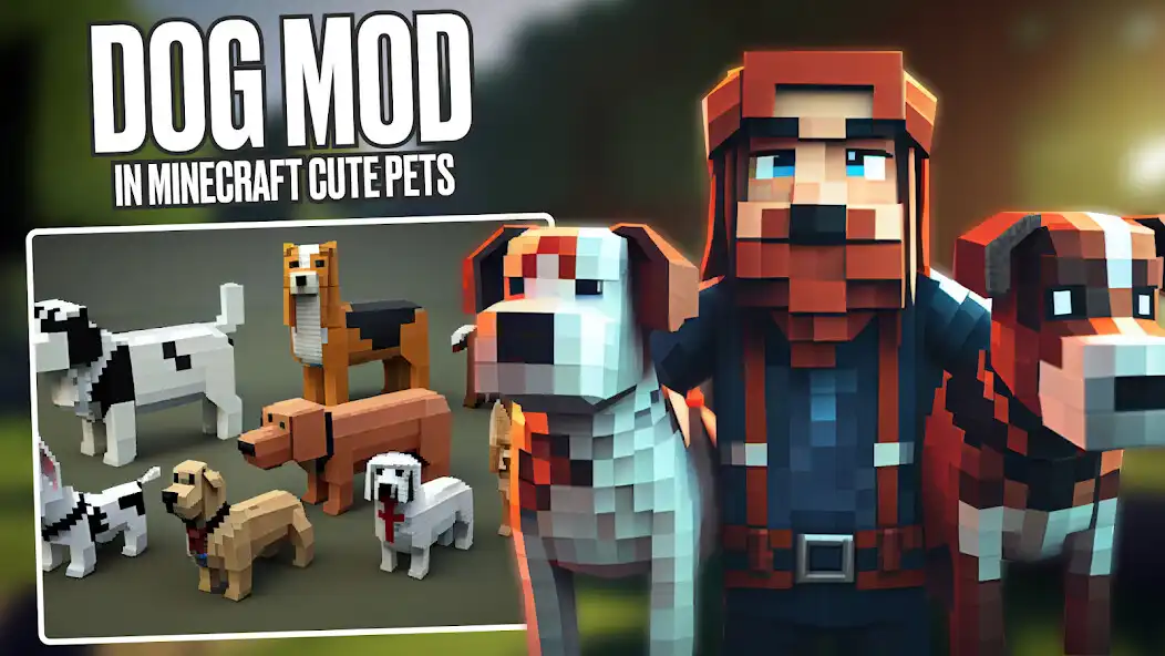 Play Dog Mod in Minecraft Cute Pets  and enjoy Dog Mod in Minecraft Cute Pets with UptoPlay