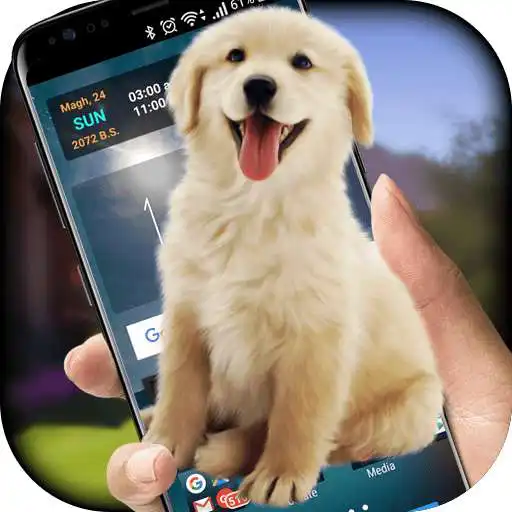 Free play online Dog on Screen Simulated  APK
