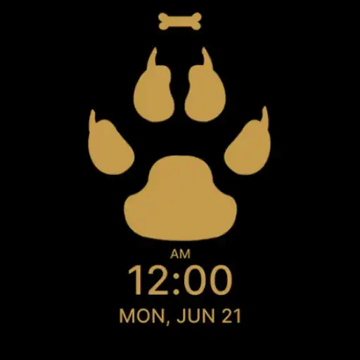 Play Dog Paw Watch Face APK