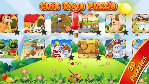 Play Dog Puzzle Games for Kids as an online game Dog Puzzle Games for Kids with UptoPlay