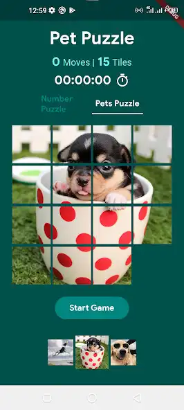 Play dog puzzle pet as an online game dog puzzle pet with UptoPlay