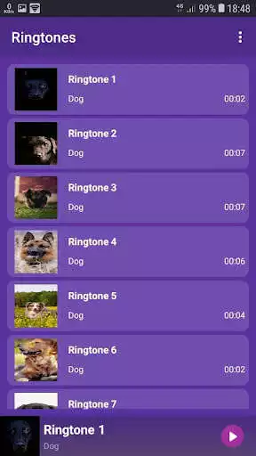 Play Dog - RINGTONES and WALLPAPERS  and enjoy Dog - RINGTONES and WALLPAPERS with UptoPlay
