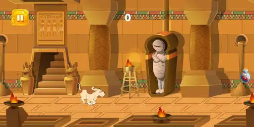 Play Dog Rush : Funny Dog running in ancient Egypt as an online game Dog Rush : Funny Dog running in ancient Egypt with UptoPlay