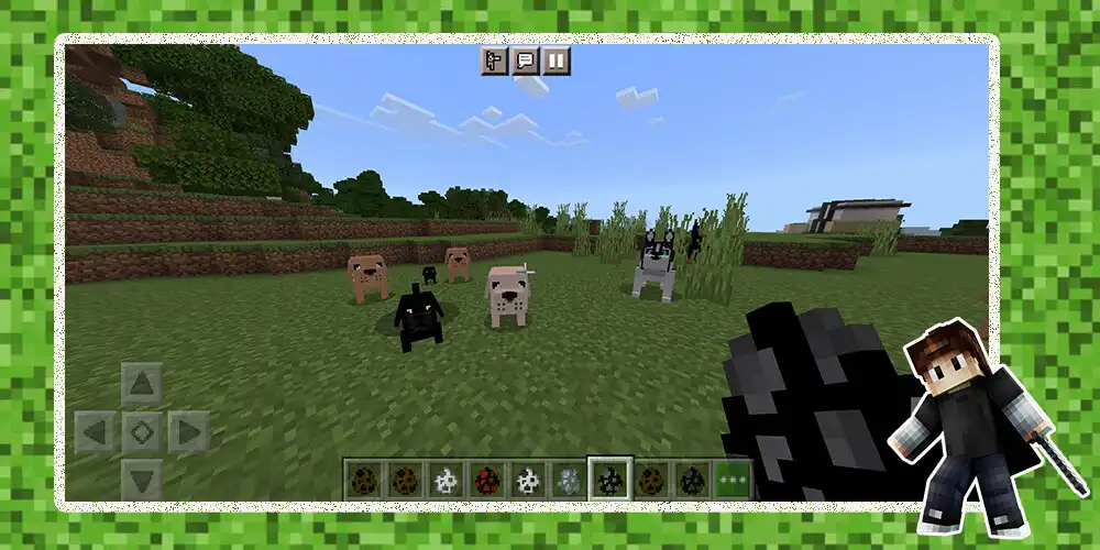 Play Dogs Mod For Minecraft as an online game Dogs Mod For Minecraft with UptoPlay