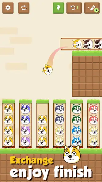 Play Dog Sort Puzzle - Save the Dog as an online game Dog Sort Puzzle - Save the Dog with UptoPlay