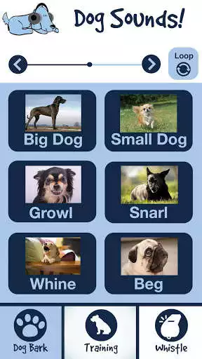 Play APK Dog Sounds and Dog Whistle  and enjoy Dog Sounds and Dog Whistle with UptoPlay com.yogesh.dogsounds