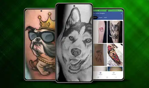 Play Dog Tattoo Designs 5000+  and enjoy Dog Tattoo Designs 5000+ with UptoPlay