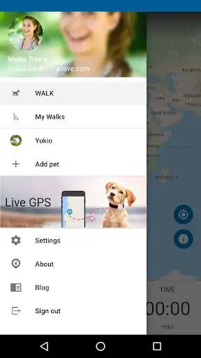 Play Dog Walk - Track your dogs! as an online game Dog Walk - Track your dogs! with UptoPlay
