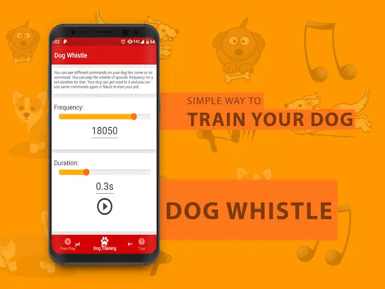 Play Dog Whistle - Frequency Generator as an online game Dog Whistle - Frequency Generator with UptoPlay