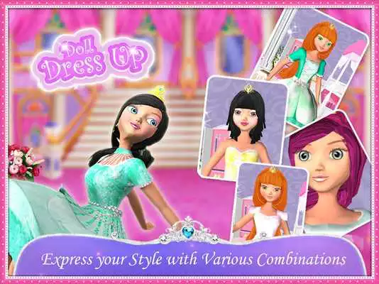 Play Doll Dress Up 3D - Girls Game