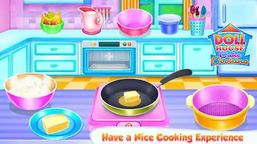 Play Doll House Cake Cooking  and enjoy Doll House Cake Cooking with UptoPlay