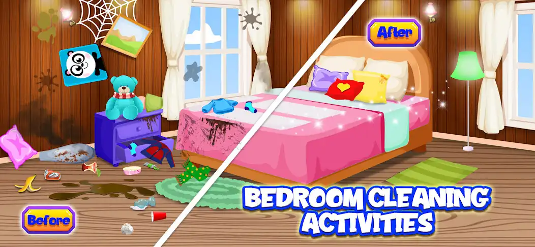 Play Doll House Cleanup Design Game as an online game Doll House Cleanup Design Game with UptoPlay