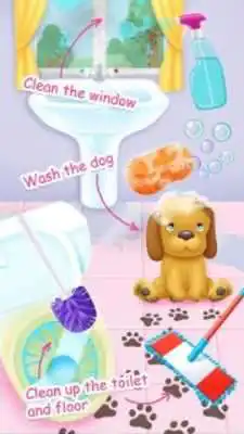 Play Doll House Cleanup