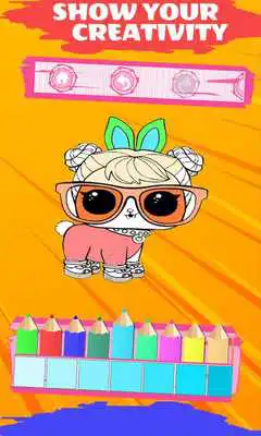 Play Dolls Surprise Coloring Book Lol