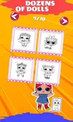 Play Dolls Surprise Coloring Book Lol