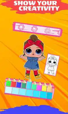 Play Dolls Surprise Coloring Book Lol
