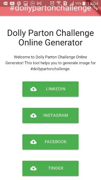 Play Dolly Parton Challenge as an online game Dolly Parton Challenge with UptoPlay