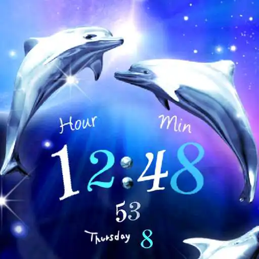 Run free android online Dolphin Blue LWP Trial APK