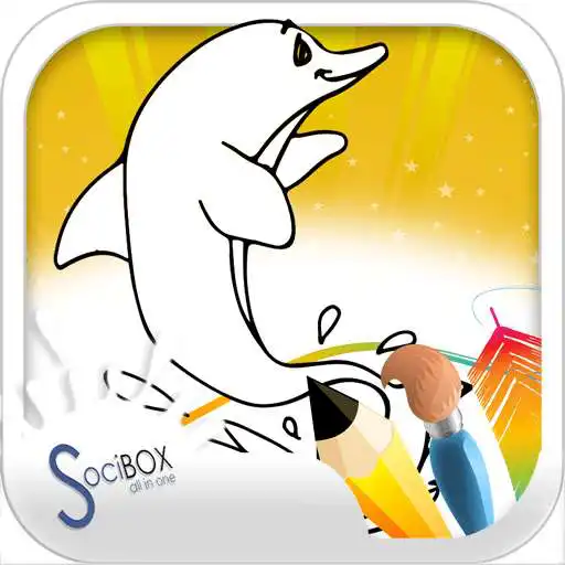 Free play online dolphin coloring book  APK