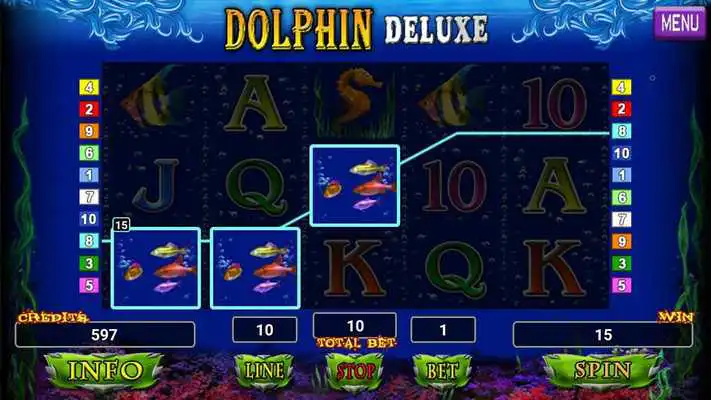 Play Dolphin Deluxe Slot