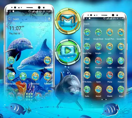 Play Dolphin Launcher Theme  and enjoy Dolphin Launcher Theme with UptoPlay