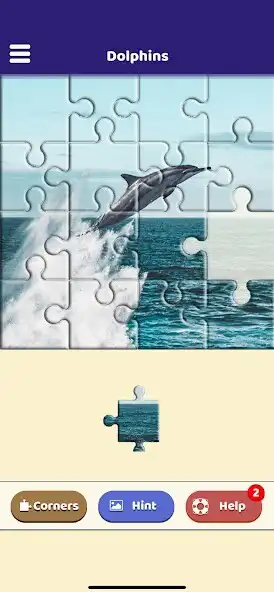 Play Dolphin Love Puzzle as an online game Dolphin Love Puzzle with UptoPlay