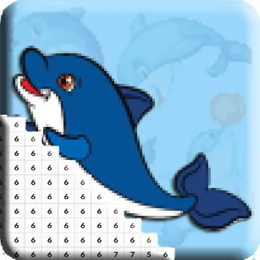 Play Dolphin Pixel Art Coloring By Number APK Play Dolphin Pixel Art Coloring By Number APK