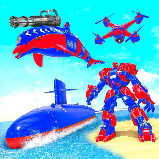 Play Dolphin Robot Transform Wars APK