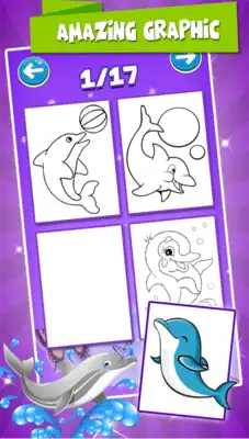 Play Dolphins Coloring Book