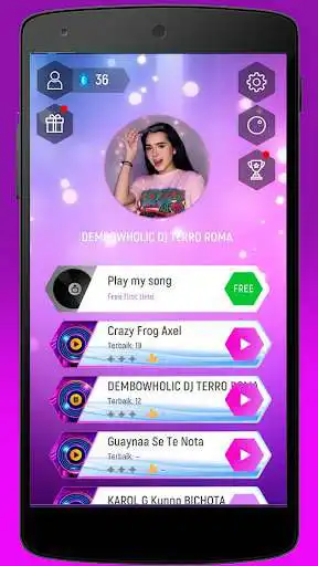 Play Domelipa Magic Tiles Hop Musica Games  and enjoy Domelipa Magic Tiles Hop Musica Games with UptoPlay