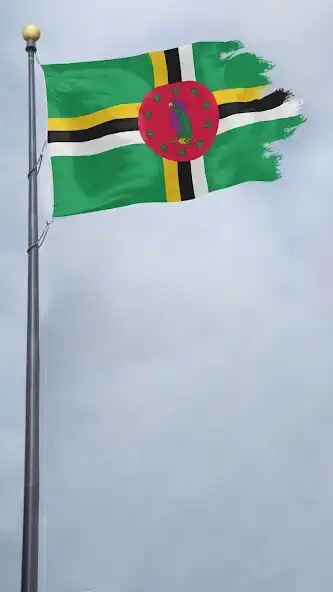 Play Dominica flag as an online game Dominica flag with UptoPlay