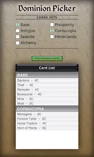 Play Dominion Picker