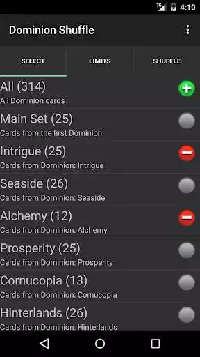 Play Dominion Shuffle
