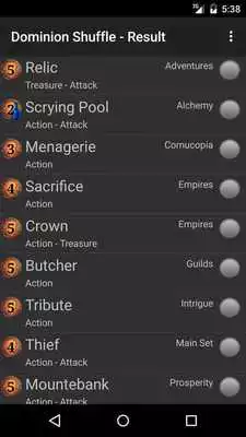 Play Dominion Shuffle