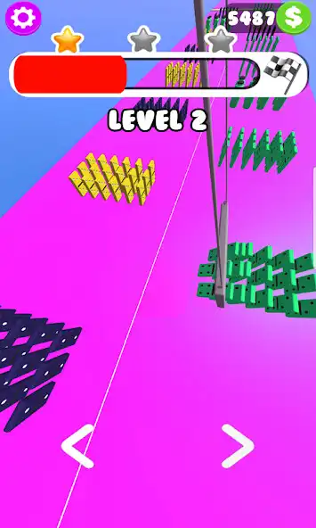 Play Dominoes Falling! Oddly Satisfying ASMR Game as an online game Dominoes Falling! Oddly Satisfying ASMR Game with UptoPlay