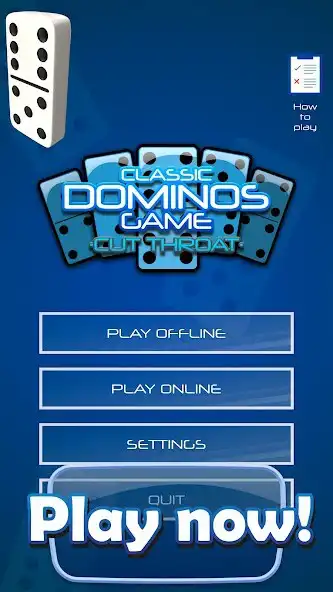 Play Dominoes Game - Cut Throat  and enjoy Dominoes Game - Cut Throat with UptoPlay