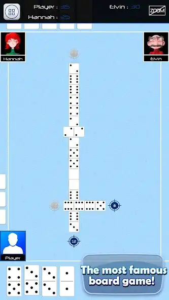 Play Dominoes Game - Cut Throat as an online game Dominoes Game - Cut Throat with UptoPlay