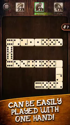 Play Dominoes as an online game Dominoes with UptoPlay