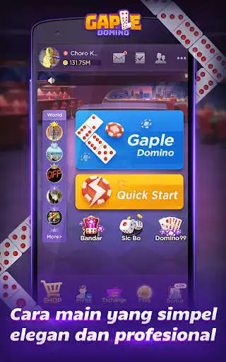 Play Domino Gaple 2019 as an online game Domino Gaple 2019 with UptoPlay