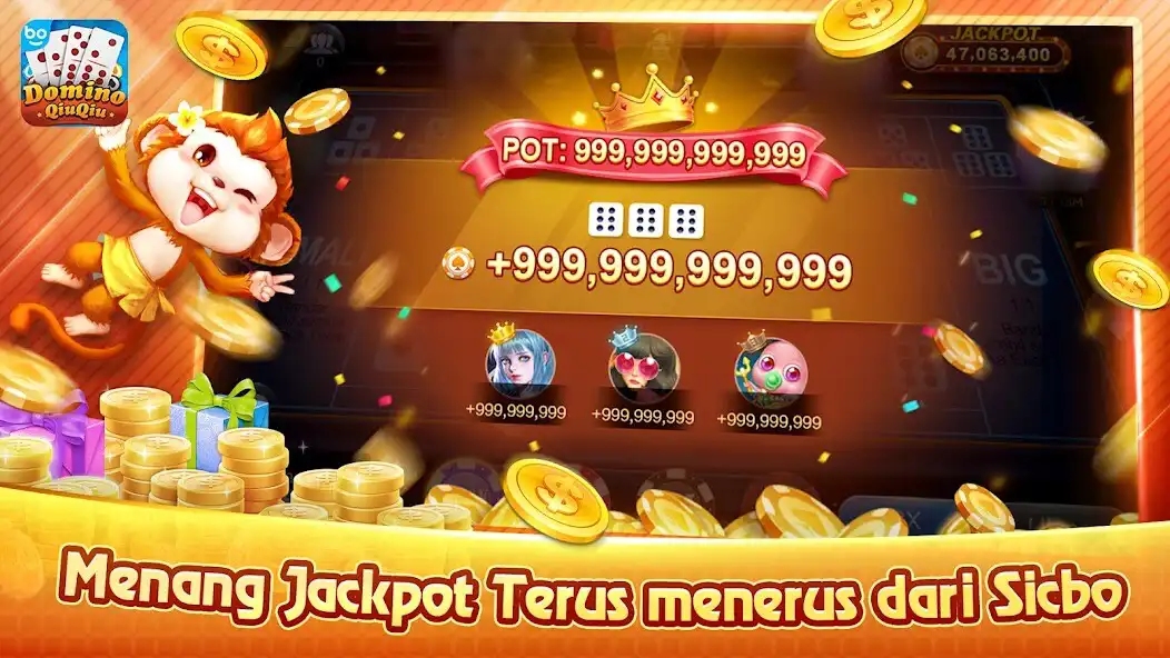 Play Domino QiuQiu 99 Boyaa qq Kiu as an online game Domino QiuQiu 99 Boyaa qq Kiu with UptoPlay