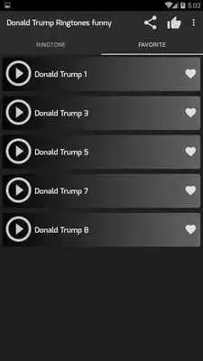 Play Donald Trump Ringtones Funny