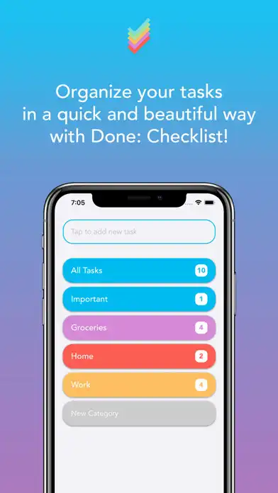 Play Done - Checklist  and enjoy Done - Checklist with UptoPlay