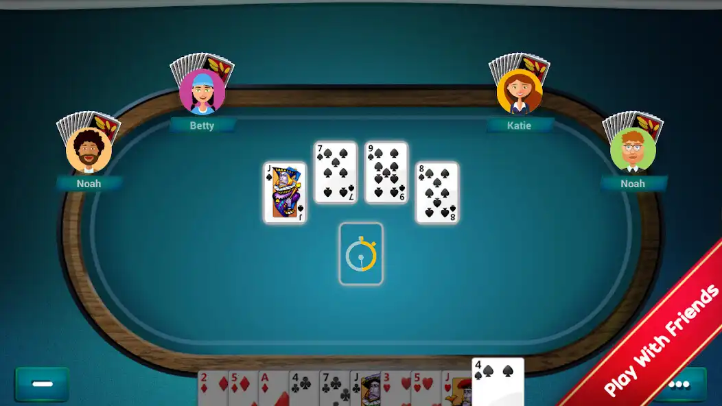 Donkey Multiplayer Card Game online game with UptoPlay