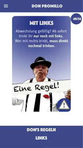 Play Don Promillo - Das Trinkspiel as an online game Don Promillo - Das Trinkspiel with UptoPlay