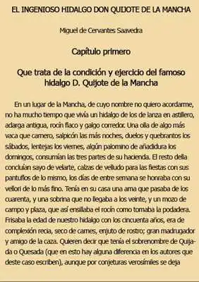Play Don Quijote de la Mancha