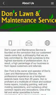 Play Dons Lawn  Maintenance
