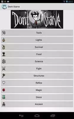 Play Dont Starve Crafting Guide
