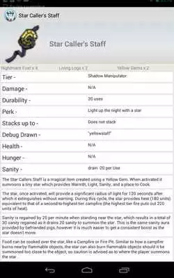 Play Dont Starve Crafting Guide